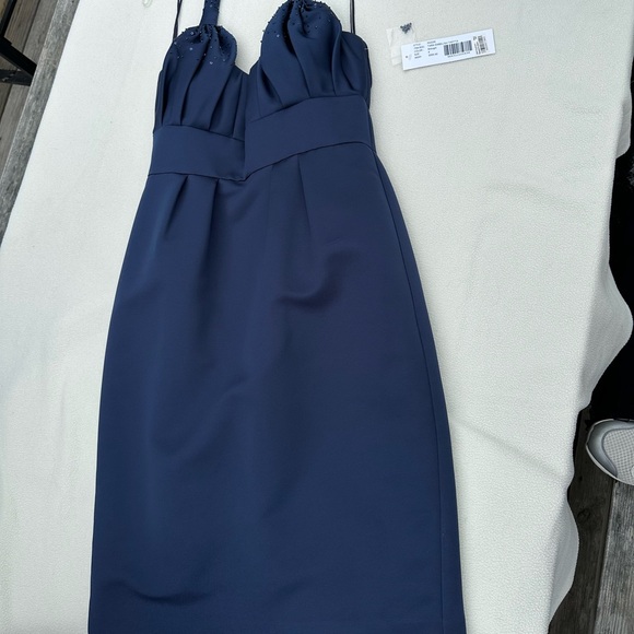 Badgley Mischka midnight blue size 8 - Picture 1 of 10